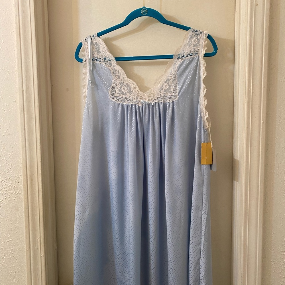 Dior Light Blue Lace Chemise